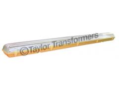 5ft Twin (2 x 58W) Standard 110V Non-Corrosive Fitting - Emergency Version